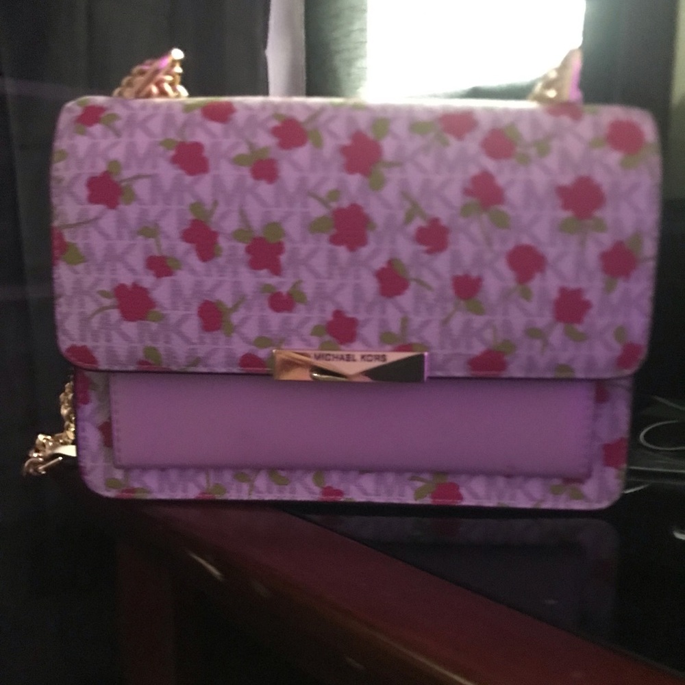 Michael Kors beautiful flower bag sholder